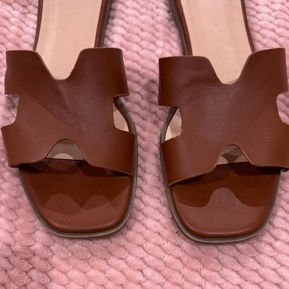 a new day Brown Slide Sandals - Picture 4 of 7